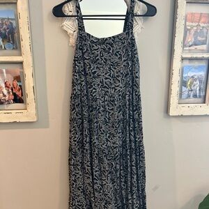 Black and White Floral Dress